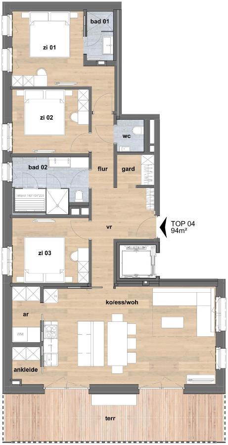 Apartmenthaus A24 Schruns Esterno foto